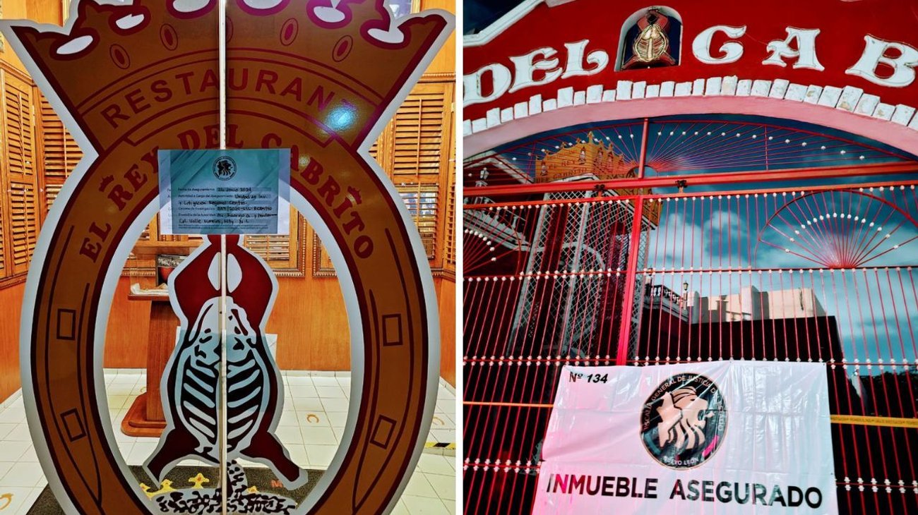  Fiscalía asegura dos restaurantes de 'El Rey del Cabrito'