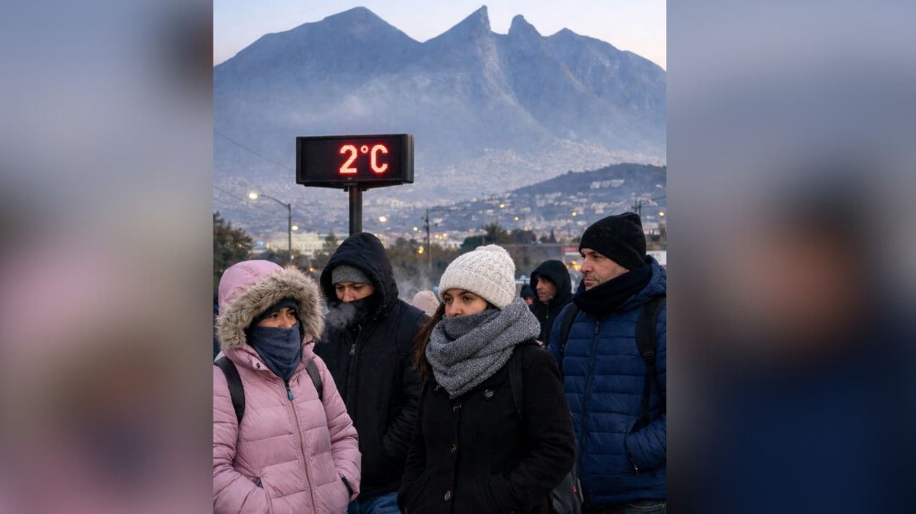 Se 'congela' Nuevo León el fin de semana con mínimas de un dígito