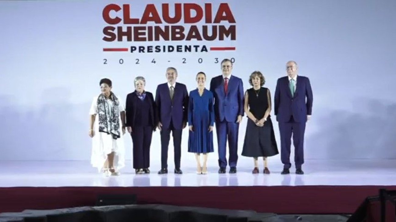 Sheinbaum presenta a 6 miembros de su gabinete presidencial