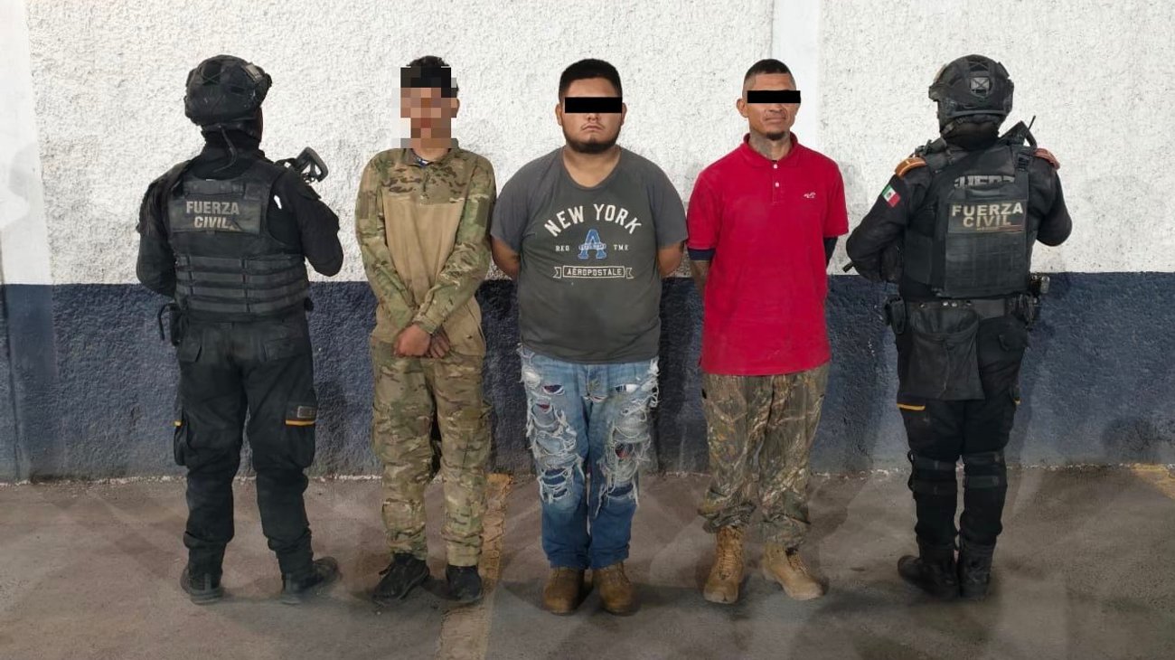 Capturan a tres presuntos generadores de violencia en Monterrey