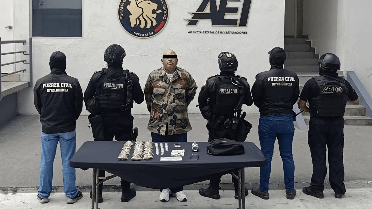Detienen a presunto generador de violencia con 100 dosis de droga