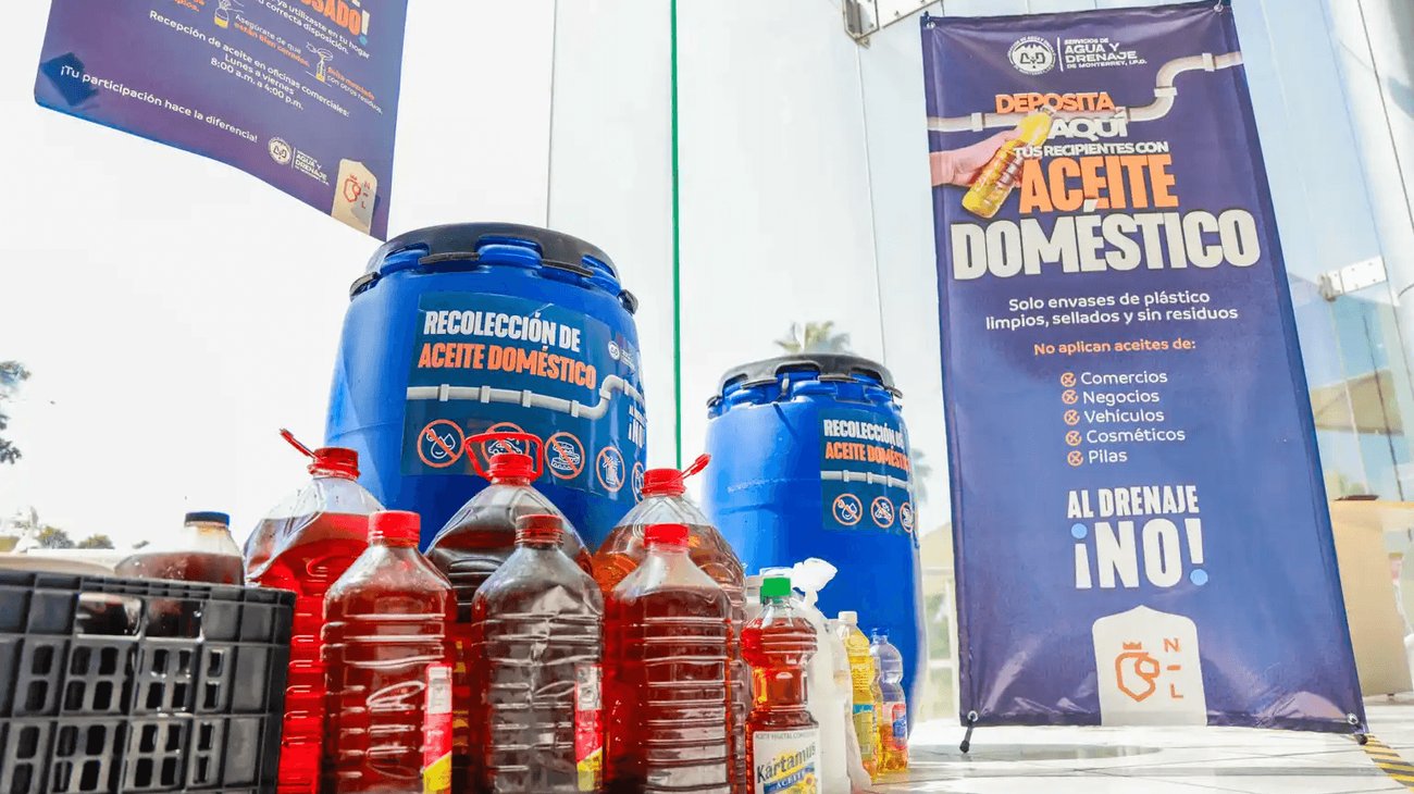 AyD recolecta 500 litros de aceite doméstico con 'Al Drenaje No'