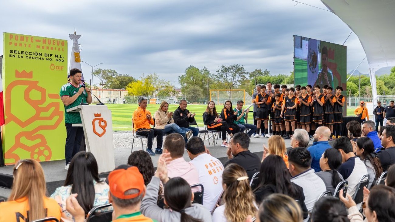 Samuel García entrega la cancha número 500 previo al Mundial 2026
