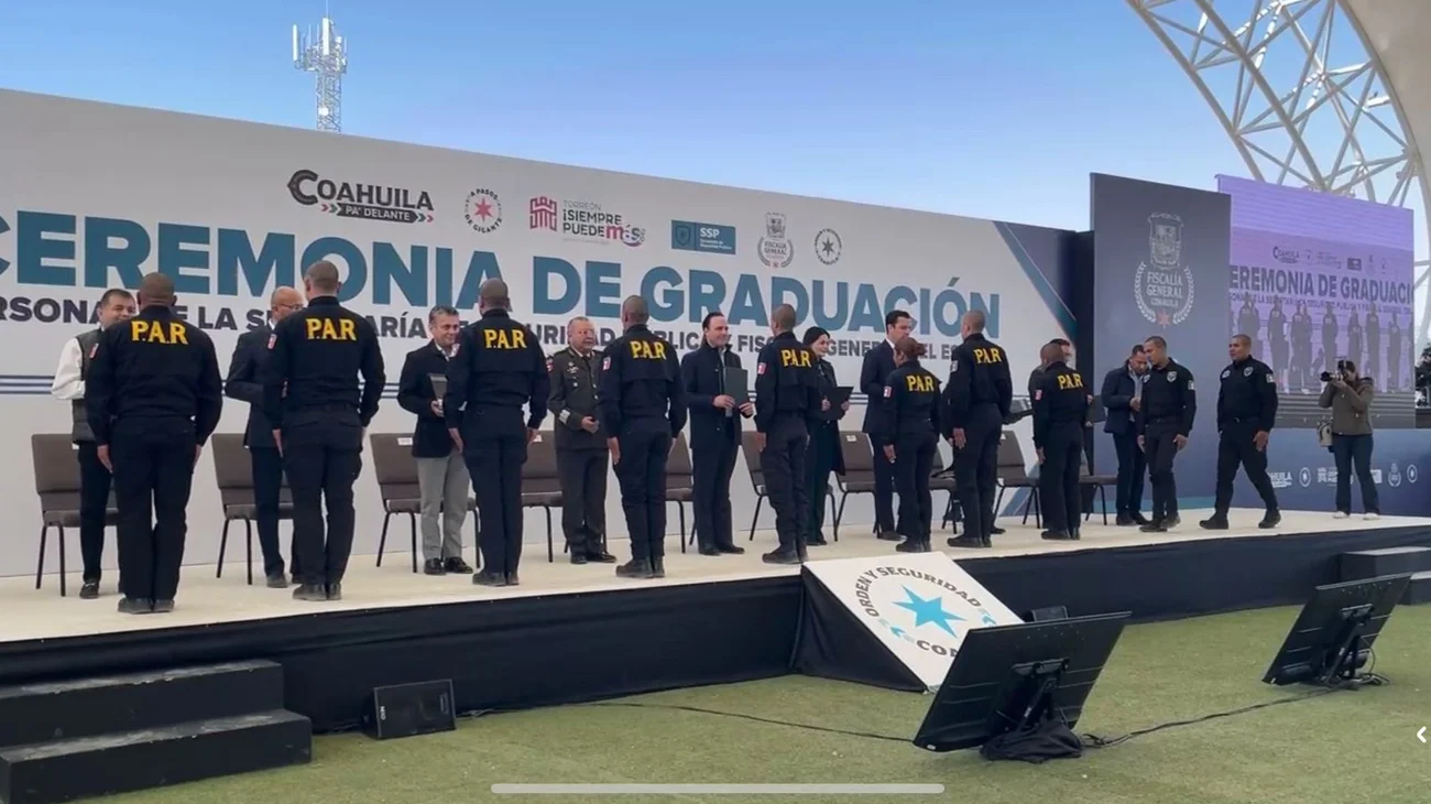Se gradúan Elementos de la Fiscalía y Policía Estatal en Coahuila