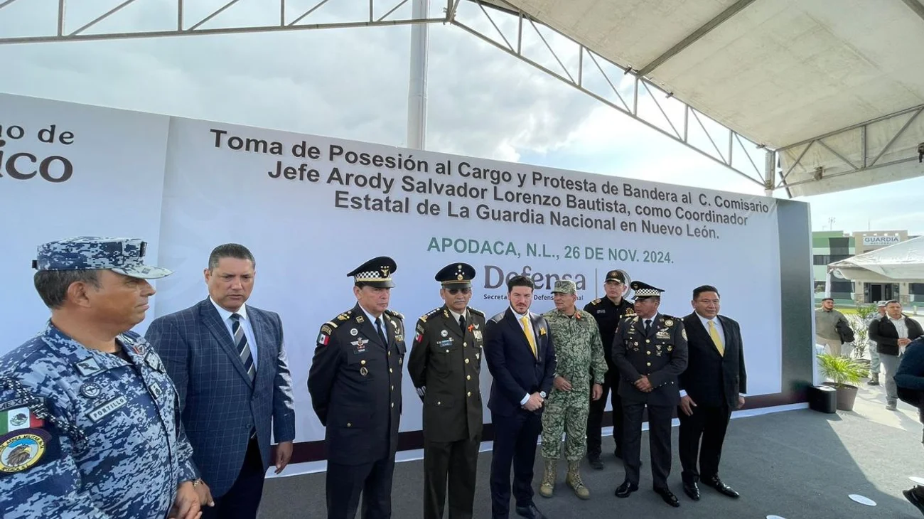 Toma protesta nuevo coordinador de la Guardia Nacional en NL