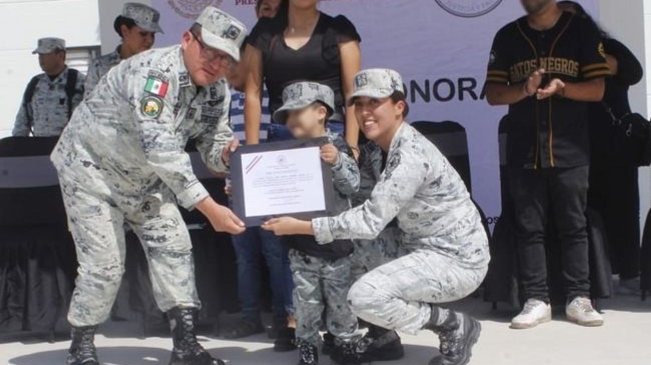 Guardia Nacional reconoce a niño de 5 años en Coahuila