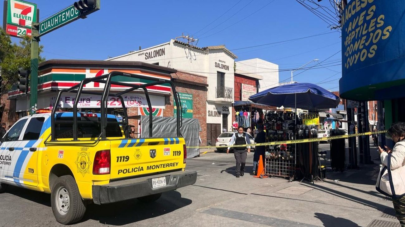 Hallan persona sin vida en el centro de Monterrey