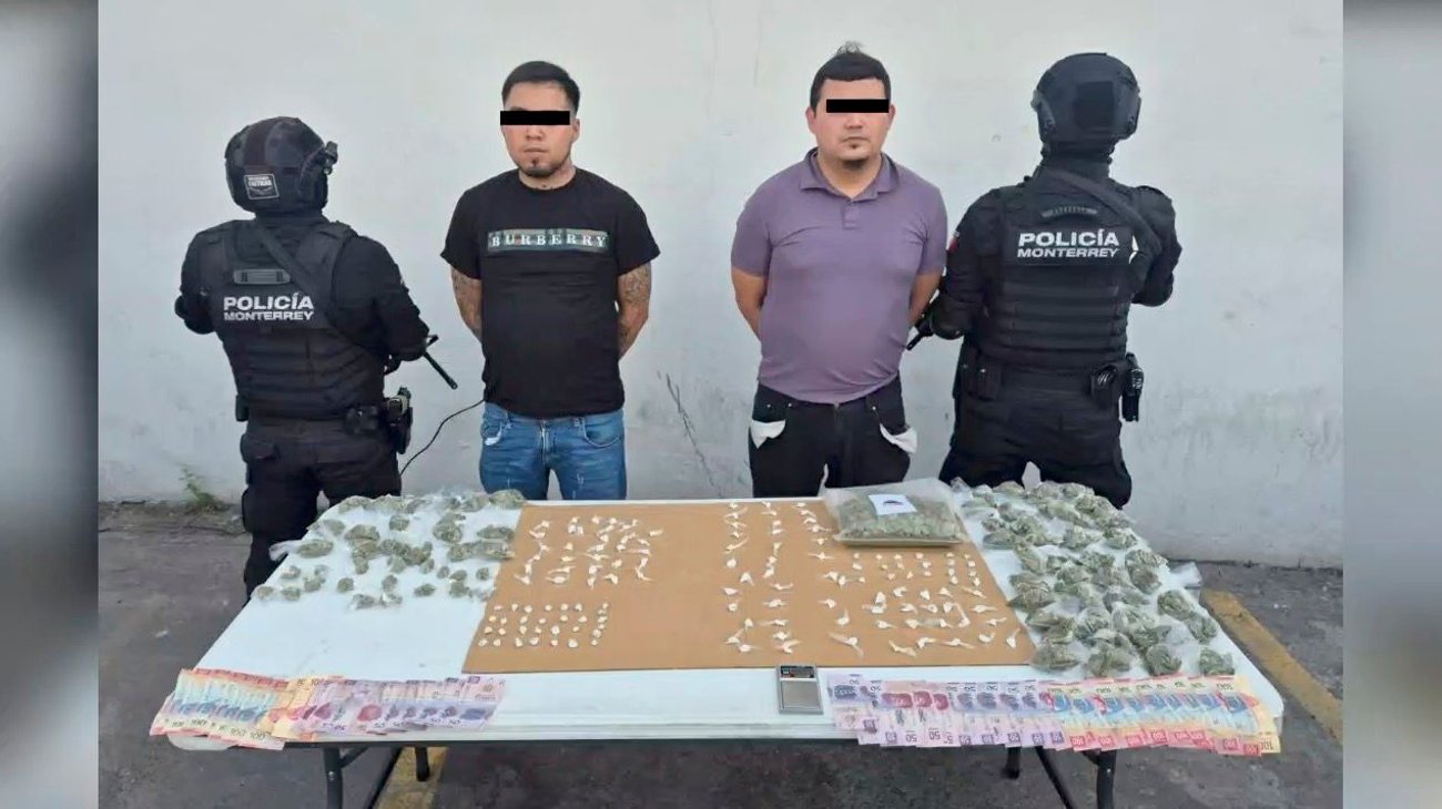 Detienen a dos hermanos con más de 200 dosis de droga