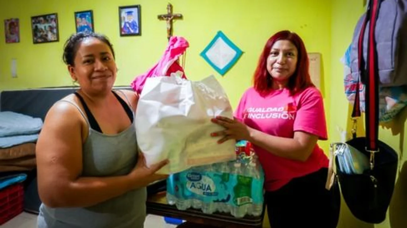 Atiende Igualdad e Inclusión a familias afectadas por lluvia