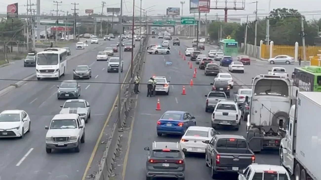 Muere hombre atropellado sobre la carretera a Nuevo Laredo