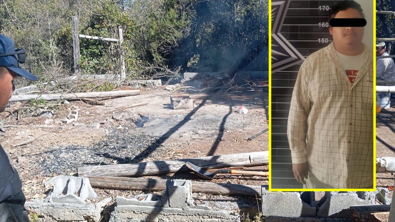 Arrestan a regio por encender fogata en bosques de Arteaga