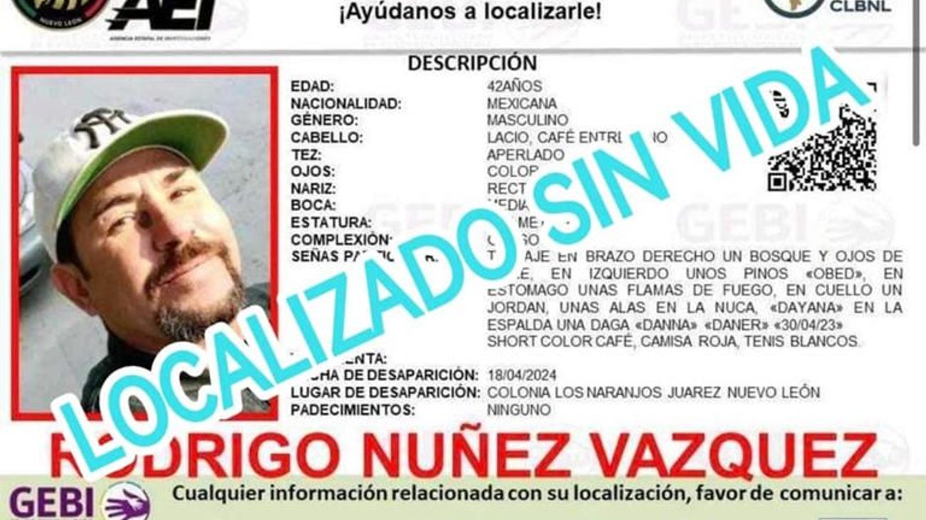 Desaparecido fue encontrado sin vida en su casa en Juárez