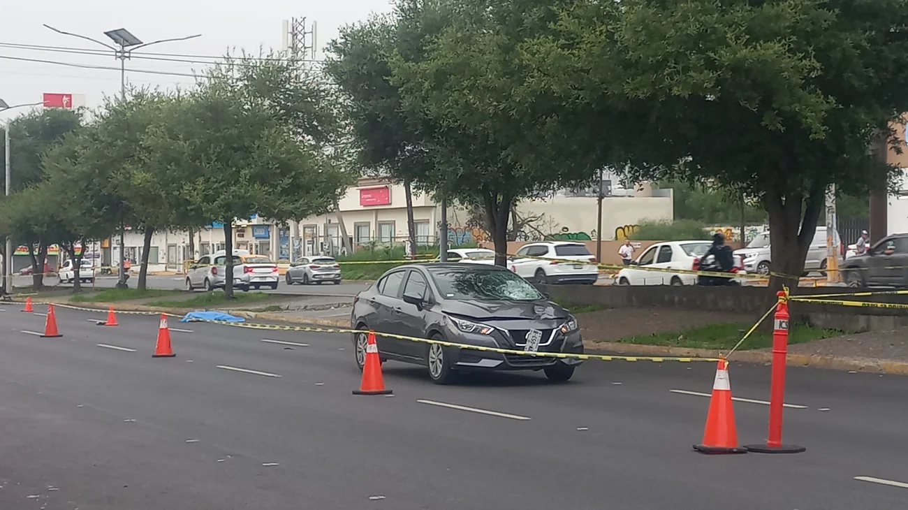 Muere hombre de la tercera edad atropellado en Monterrey