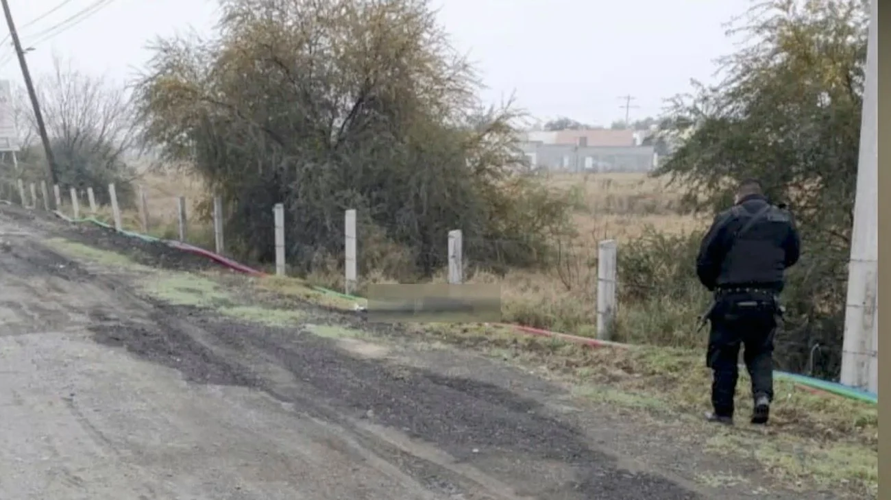 Hallan a hombre asesinado a balazos sobre Libramiento en García