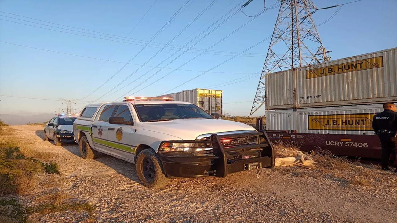 Hallan hombre sin vida sobre vías del tren en García