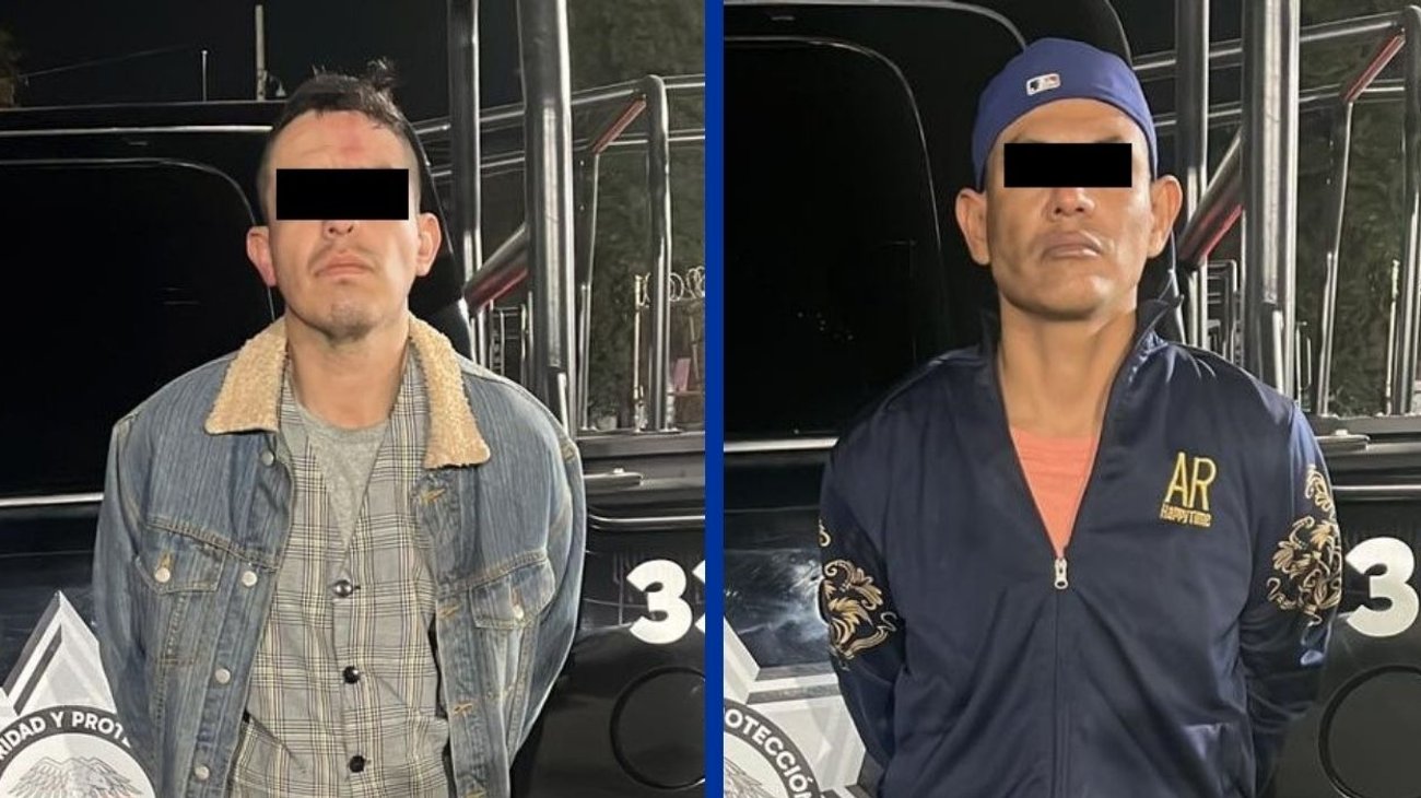 Detienen a dos hombres tras persecución en el centro de Monterrey