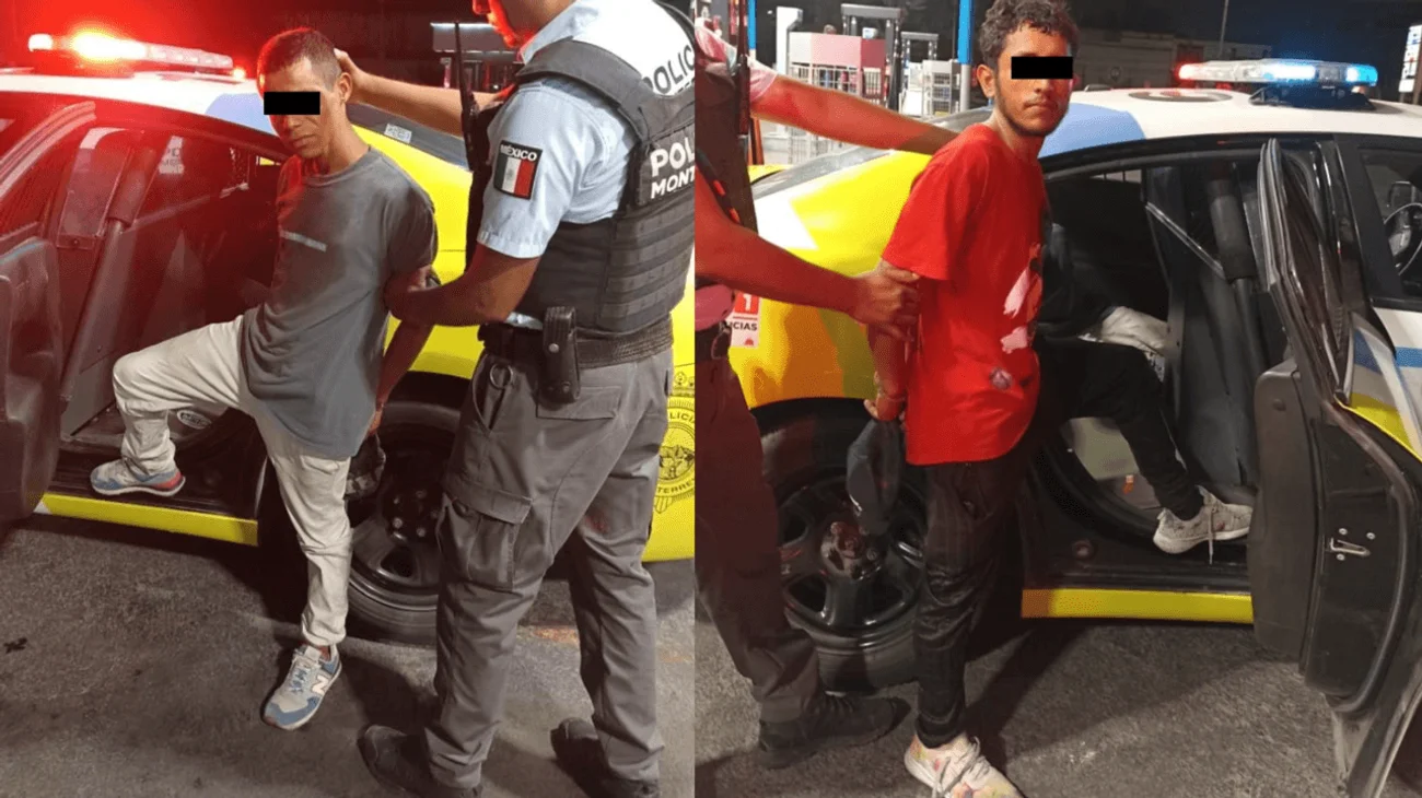 Detienen a dos hondureños por violencia en Monterrey