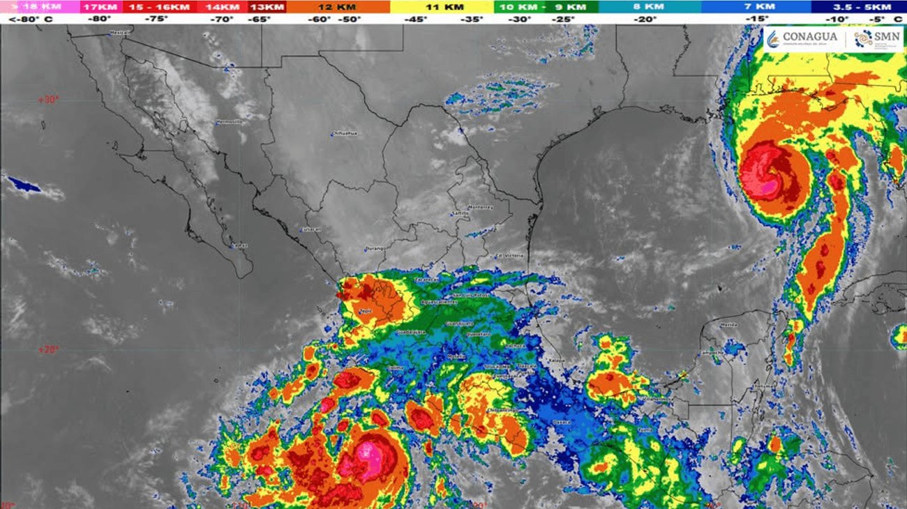 Amenaza huracán Simón con alcanzar la categoría 4 en el Pacífico