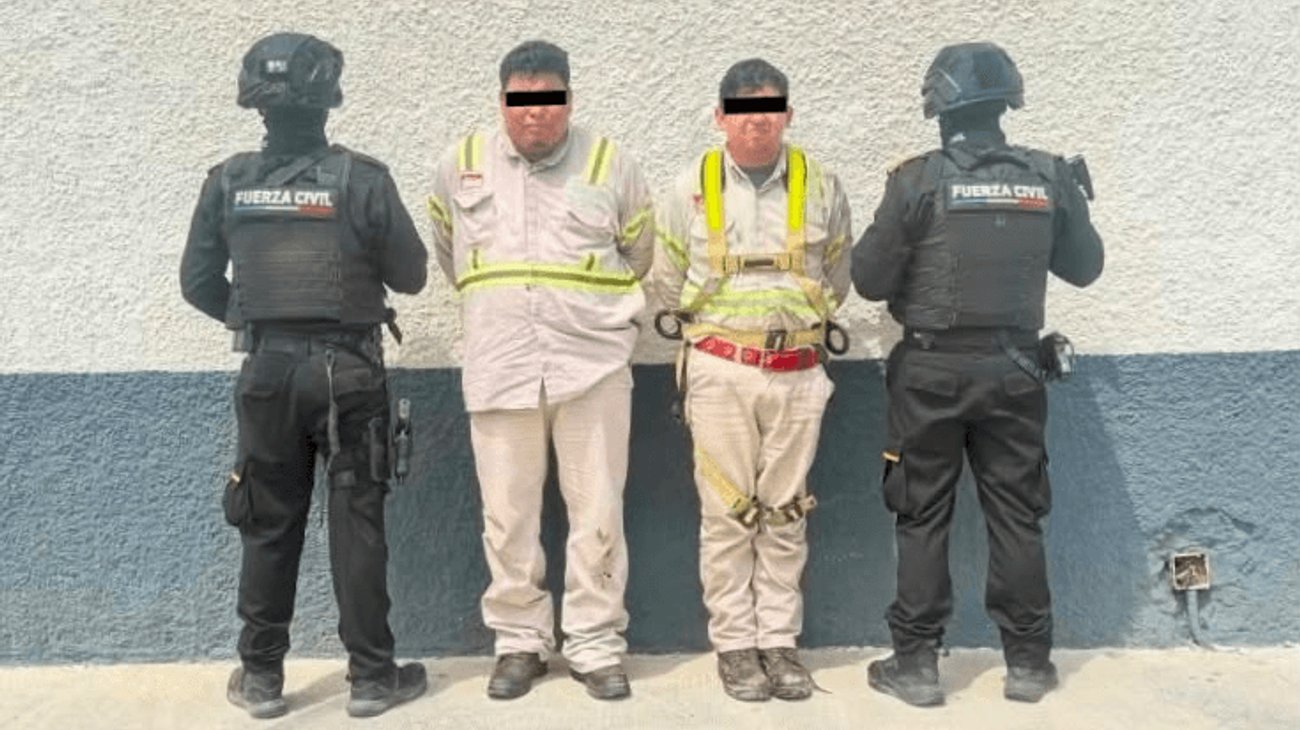 Detienen a falsos empleados de CFE por presunta extorsión