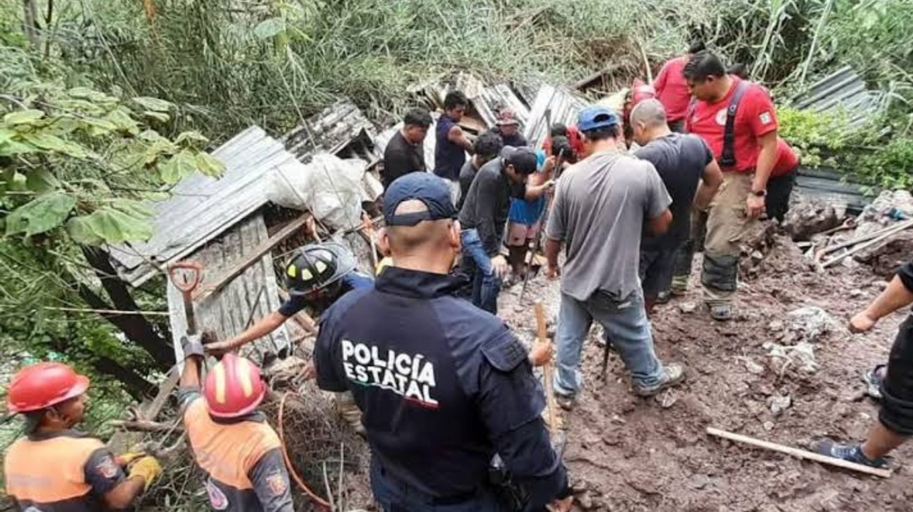 Muere adulto mayor por deslave en Chilpancingo tras lluvias
