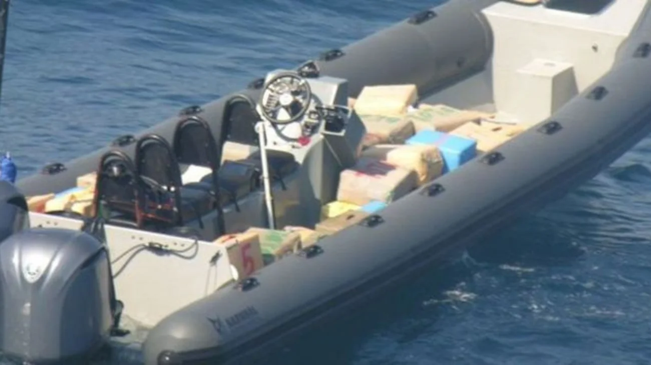 Incautan 4.5 toneladas de droga cerca de las Islas Galápagos