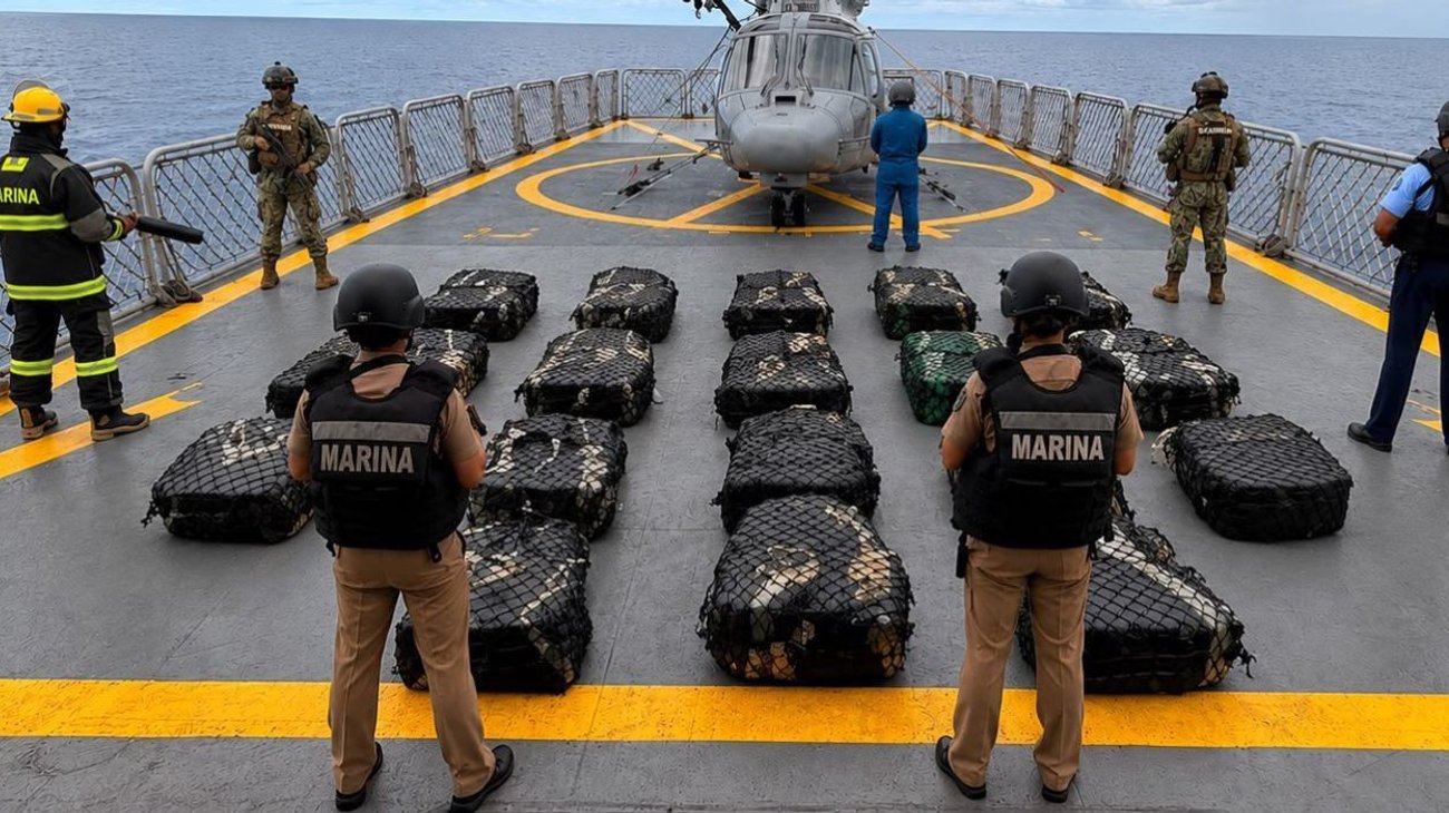 Decomisan más de 800 kilos de cocaína en costas de Guerrero