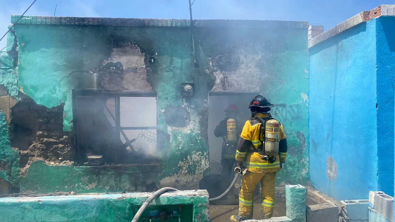 Se registra incendio en vivienda de Ramos Arizpe