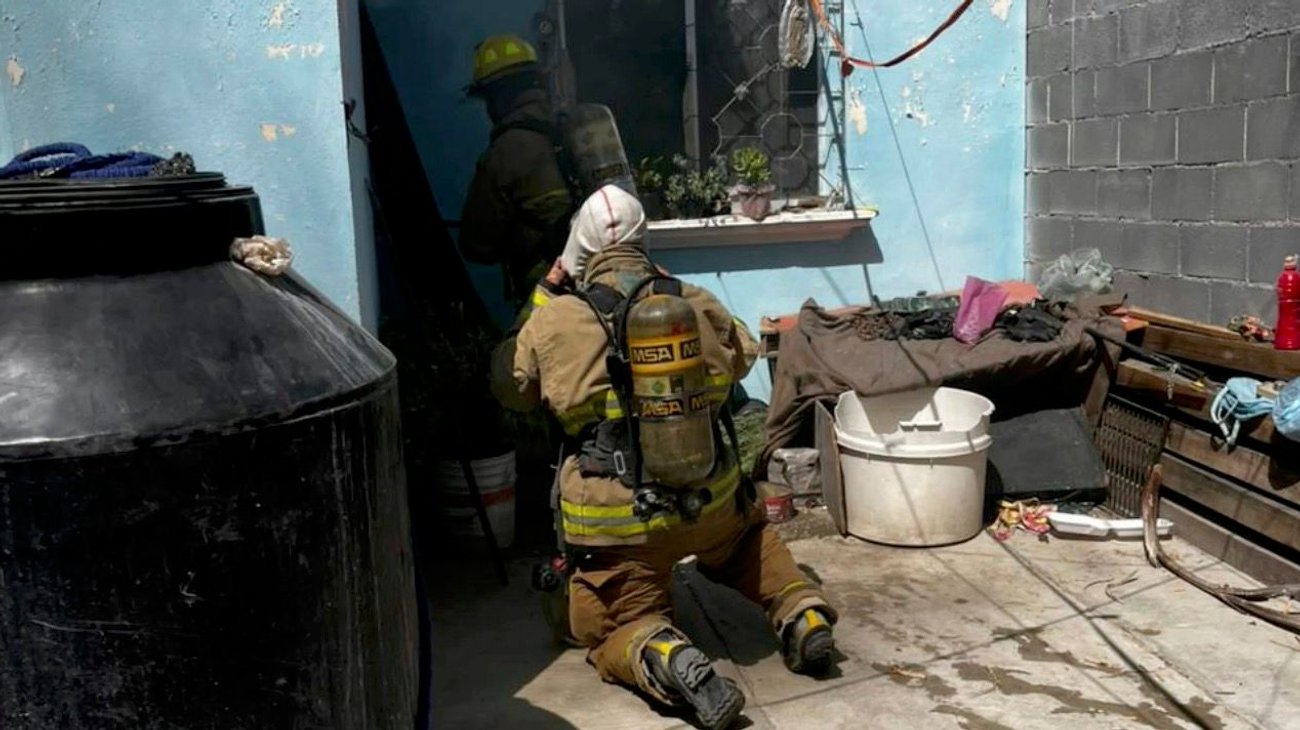 Deja incendio en vivienda de Ramos Arizpe daños materiales