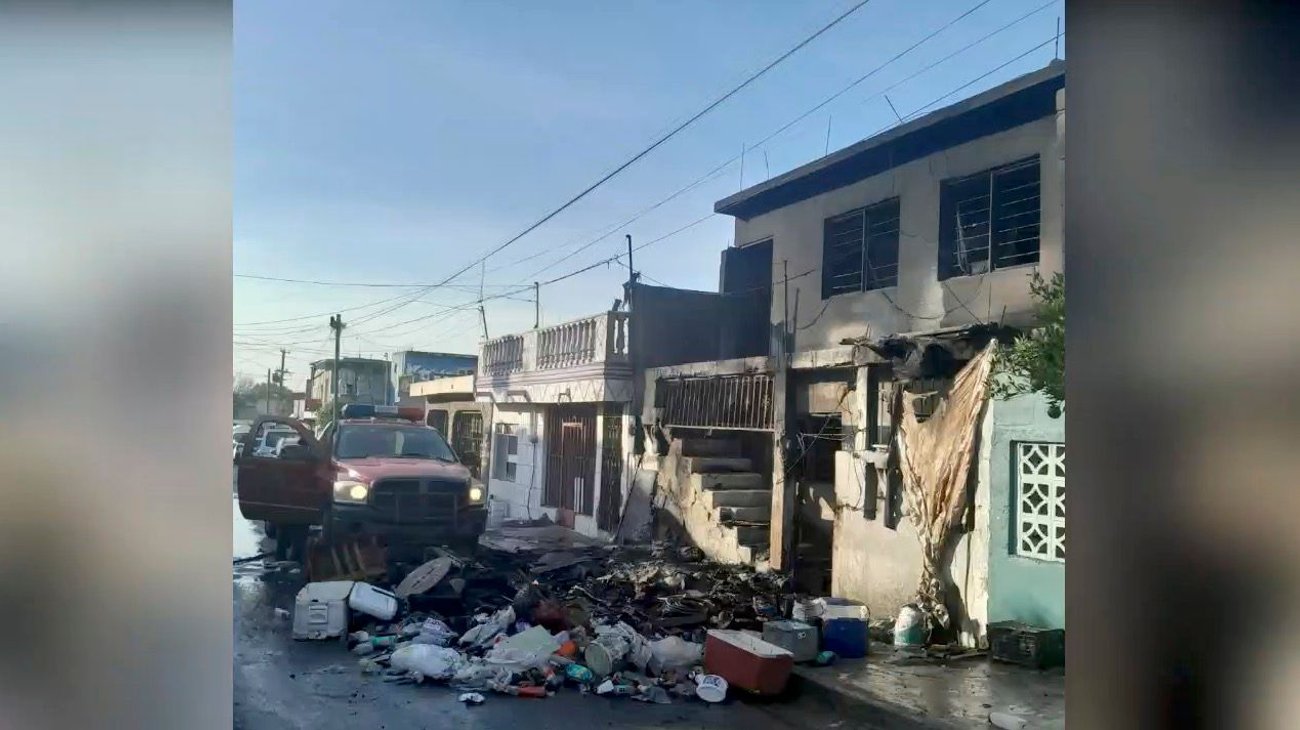 Incendio consume domicilio en colonia Tierra Propia 