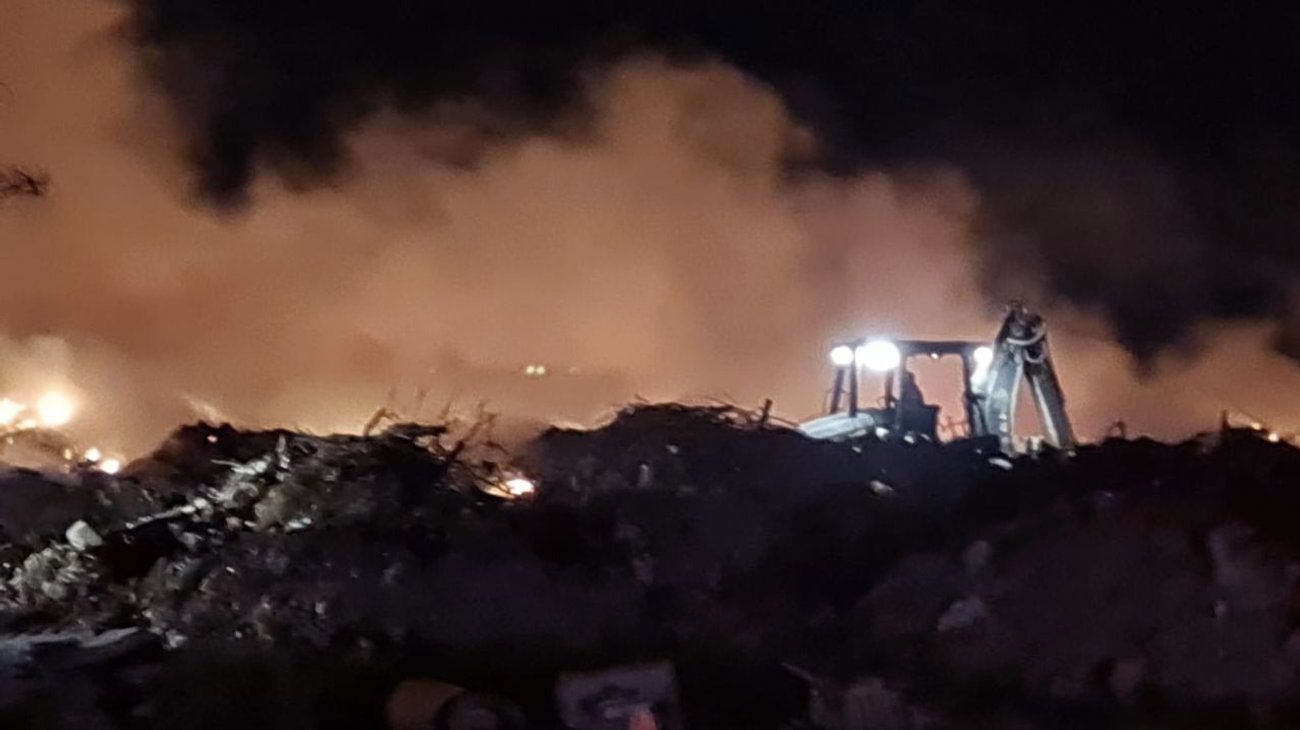 Incendio en Pesquería afectó la calidad del aire