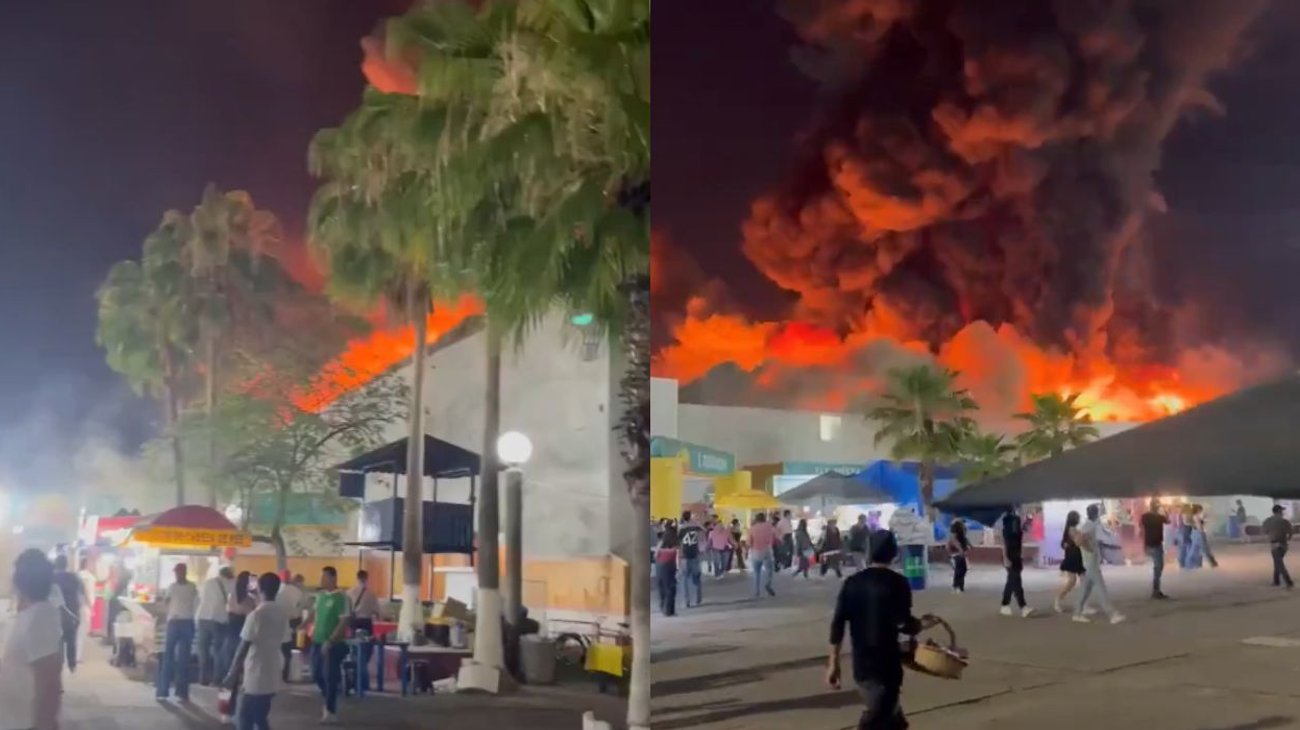 Incendio en Recinto Ferial Tabasco deja al menos cinco muertos