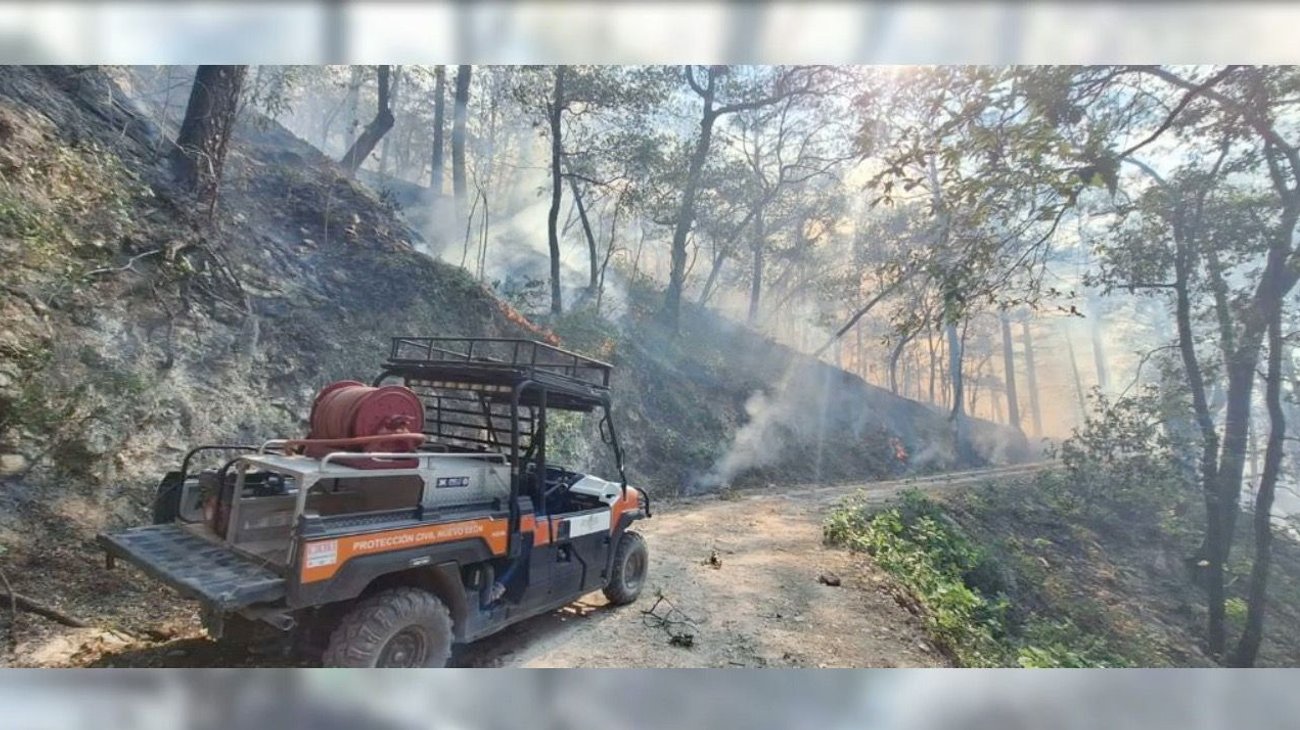 Avanza Protección Civil en control de incendio en Iturbide