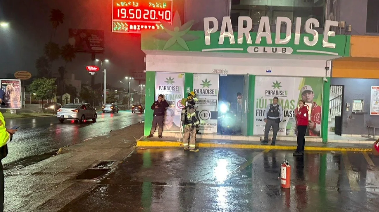 Alerta humo en negocio de productos derivados del cannabis 