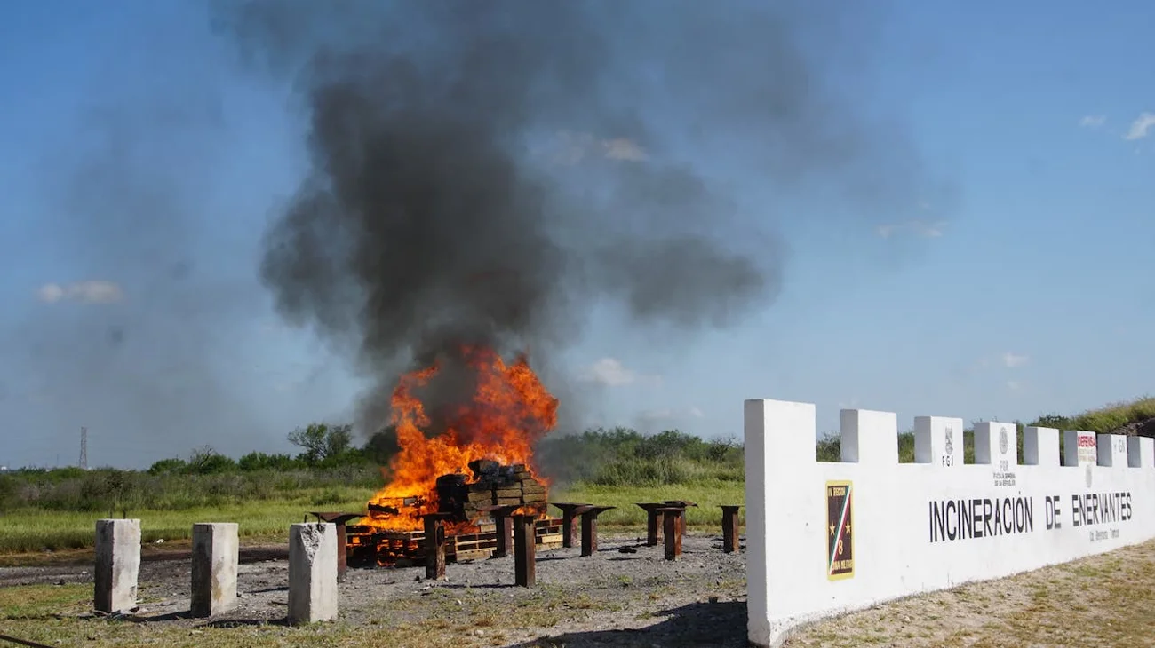 Incineran en Reynosa droga asegurada durante operativos