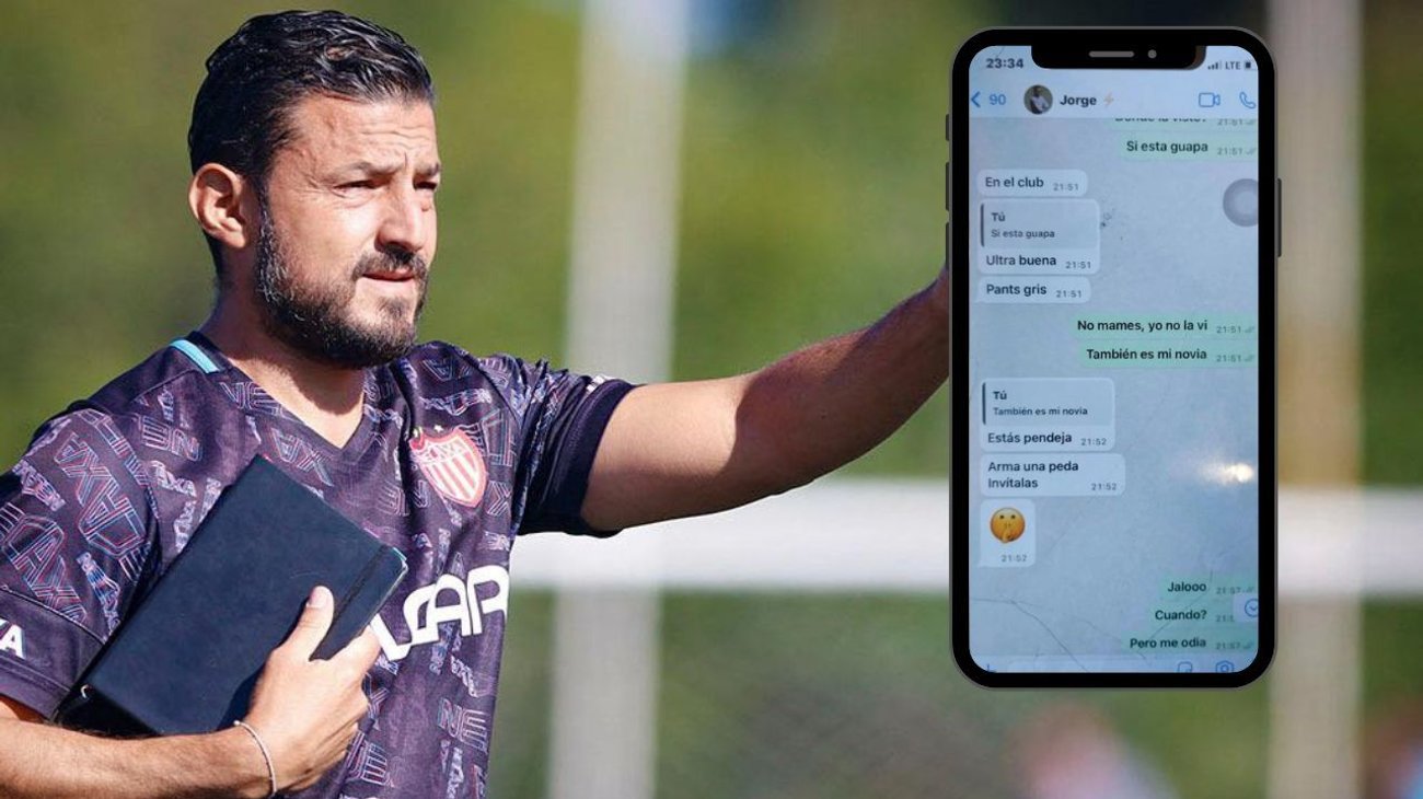 Revelan mensajes Jorge Gómez y jugadora del Necaxa Femenil