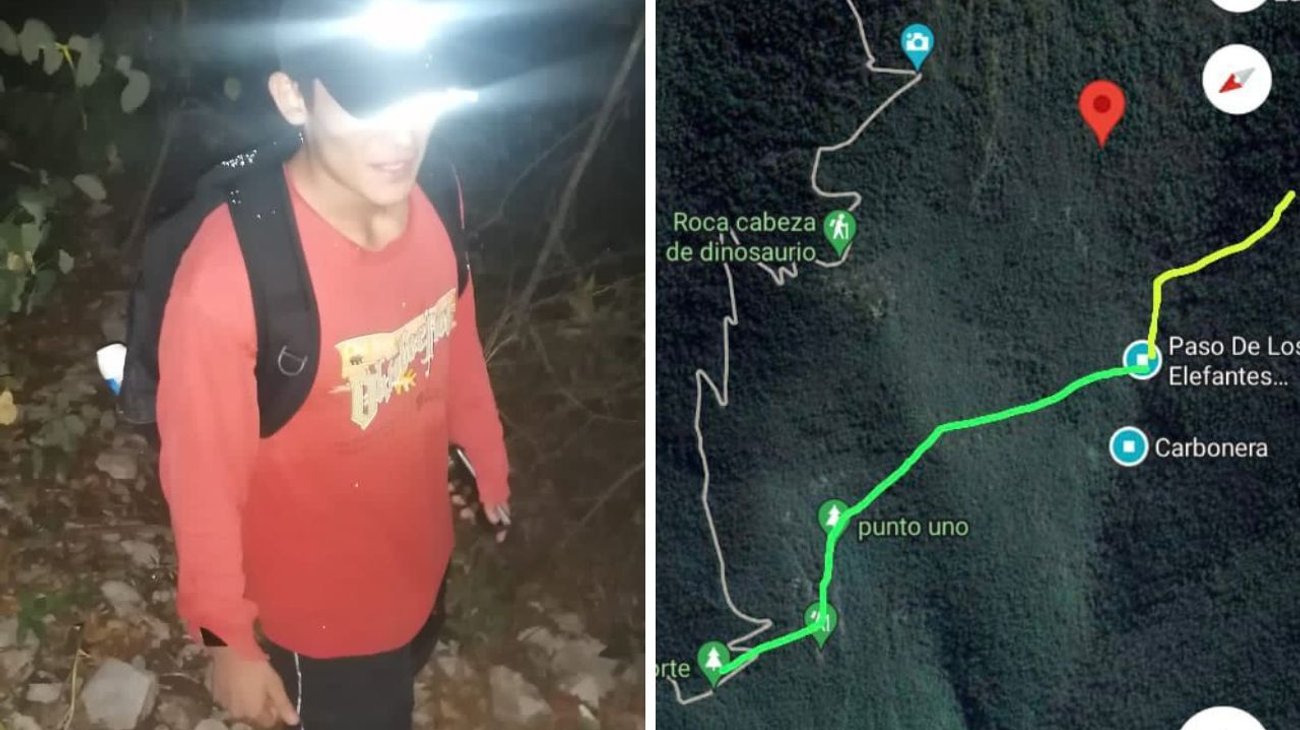 Rescatan a senderista extraviado en el Cerro de la Silla