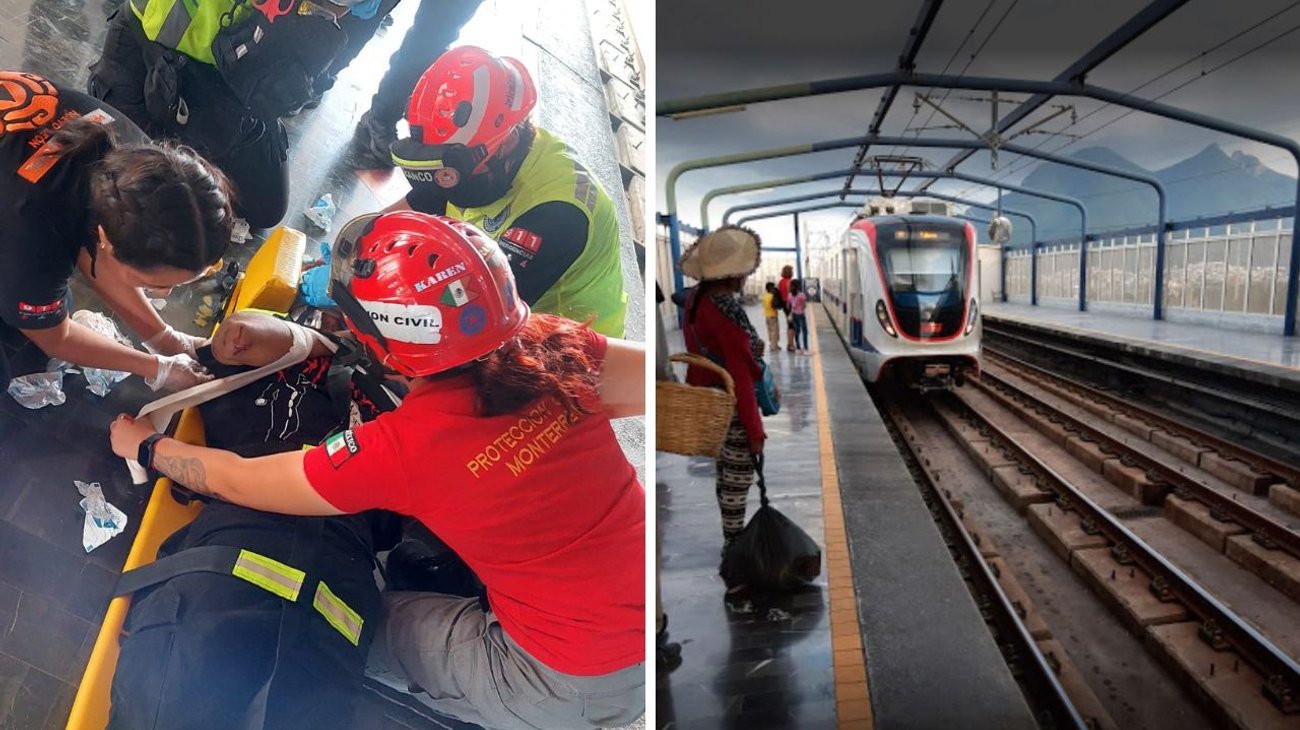Hombre atenta contra su vida y se arroja a vías del Metro