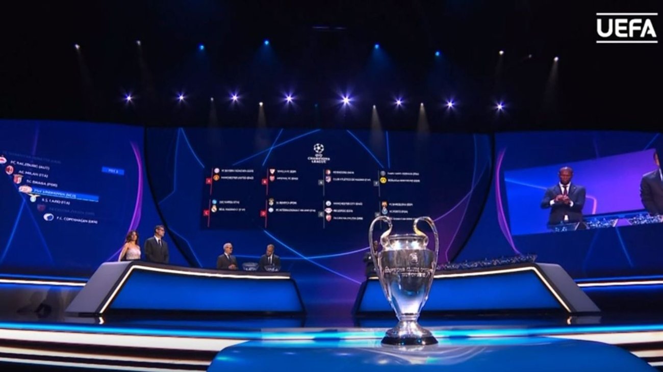 Definidos los grupos para la UEFA Champions League 2023-2024
