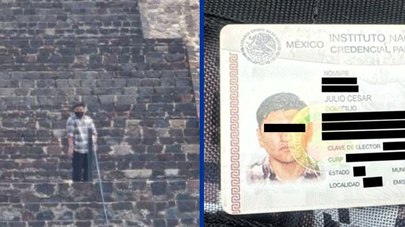 Identifican a atacante en Pirámide de la Luna