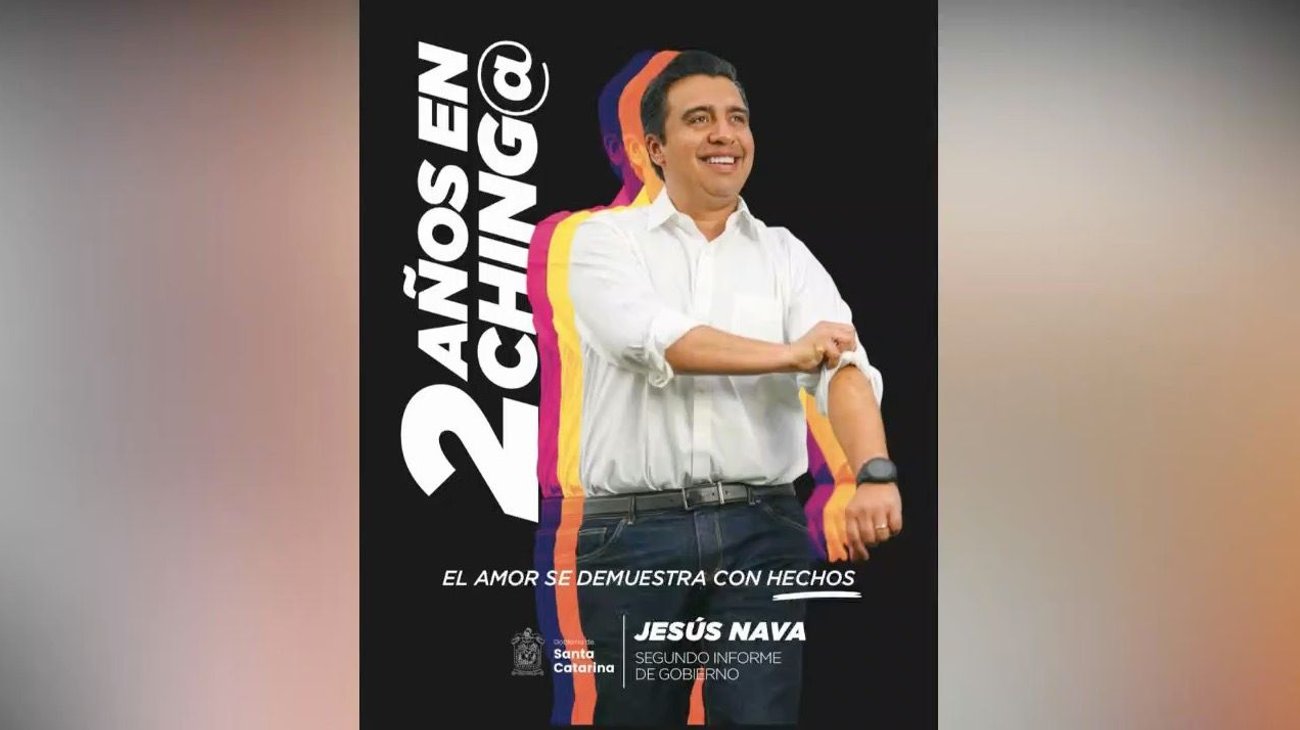 Difunde Jesús Nava sus '2 años en ching@' por Santa Catarina