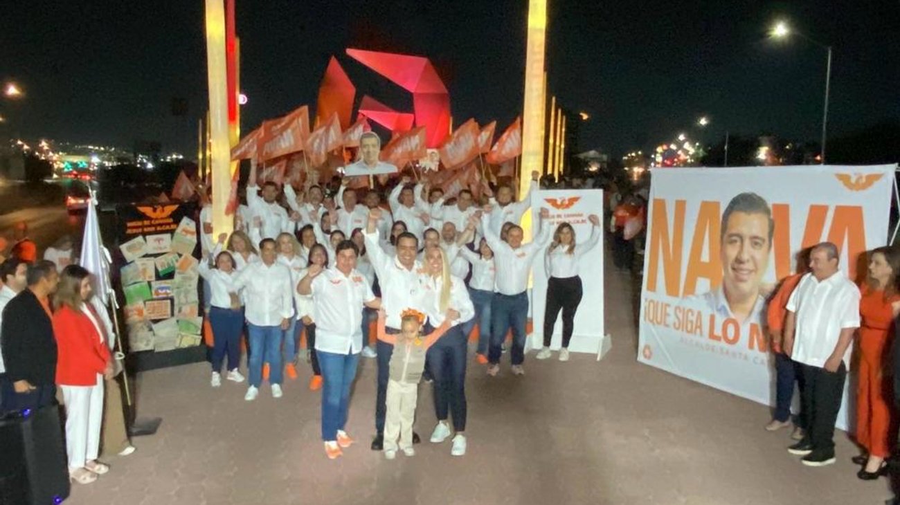 Inicia Jesús Nava su campaña en Santa Catarina  