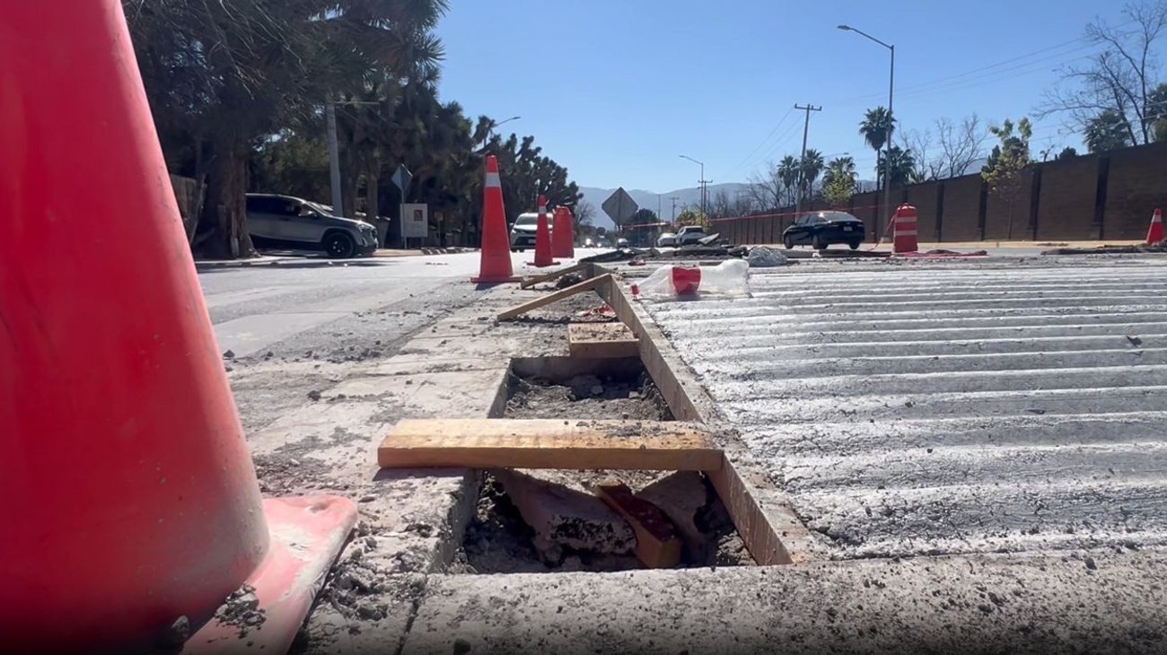 Instalan tope en bulevar José Narro Robles para evitar accidentes