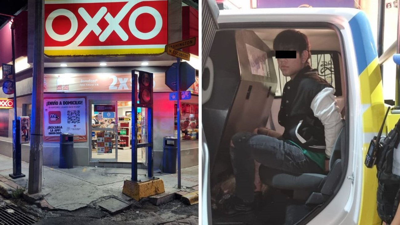 Hieren a empleado de OXXO para robar tarjetas de videojuegos