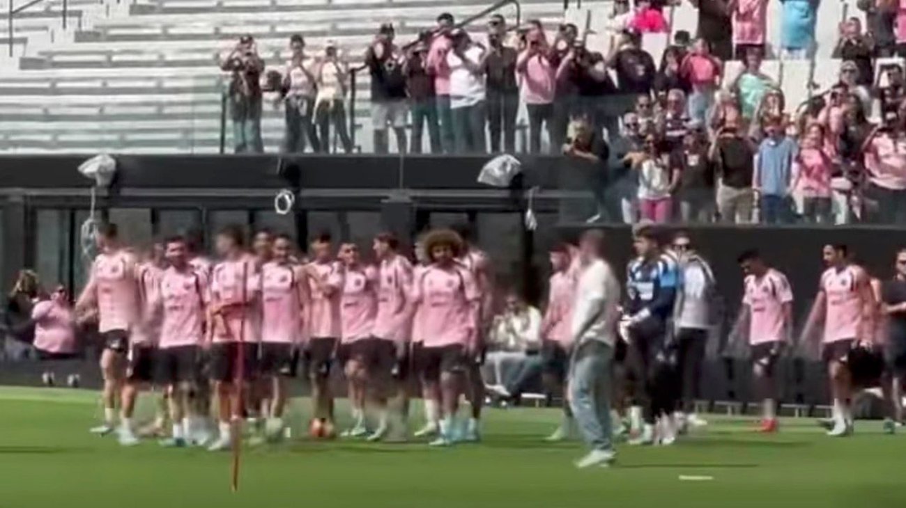 Inter Miami y Messi entrenan por primera vez en su nuevo estadio