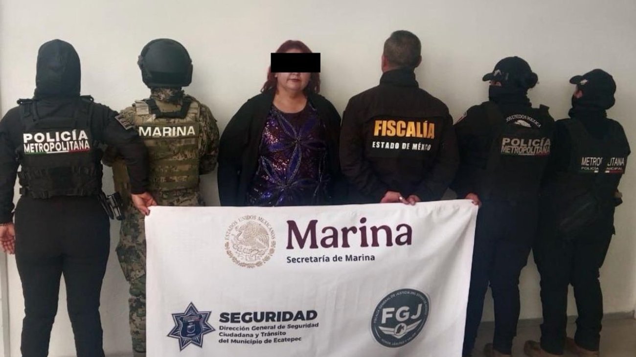 Detienen a Iris N., objetivo prioritario en Edomex por extorsión