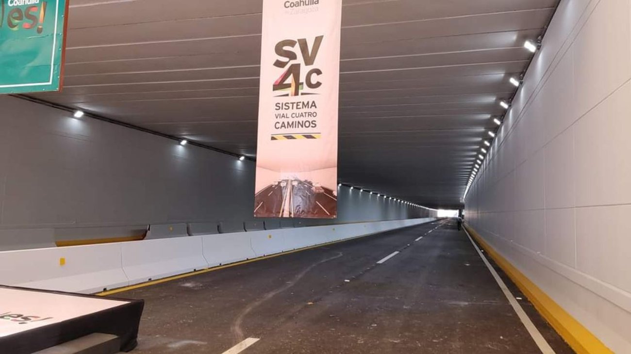 Inauguración del sistema vial Cuatro Caminos en Torreón