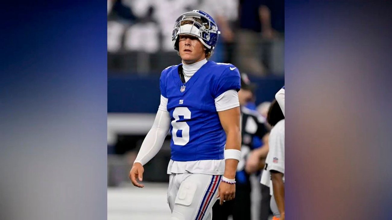 Desplaza novato Jaxson Dart a la banca a Russell Wilson en Giants