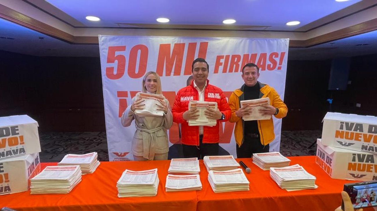 Respaldan 50 mil reelección de Jesús Nava a Santa Catarina