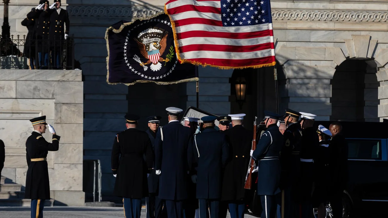 Inicia jornada de luto nacional por el funeral de Jimmy Carter