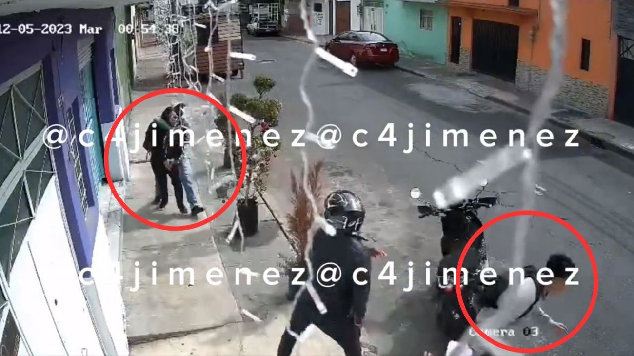 Joven abandona a su pareja en asalto y ladrones lo regañan